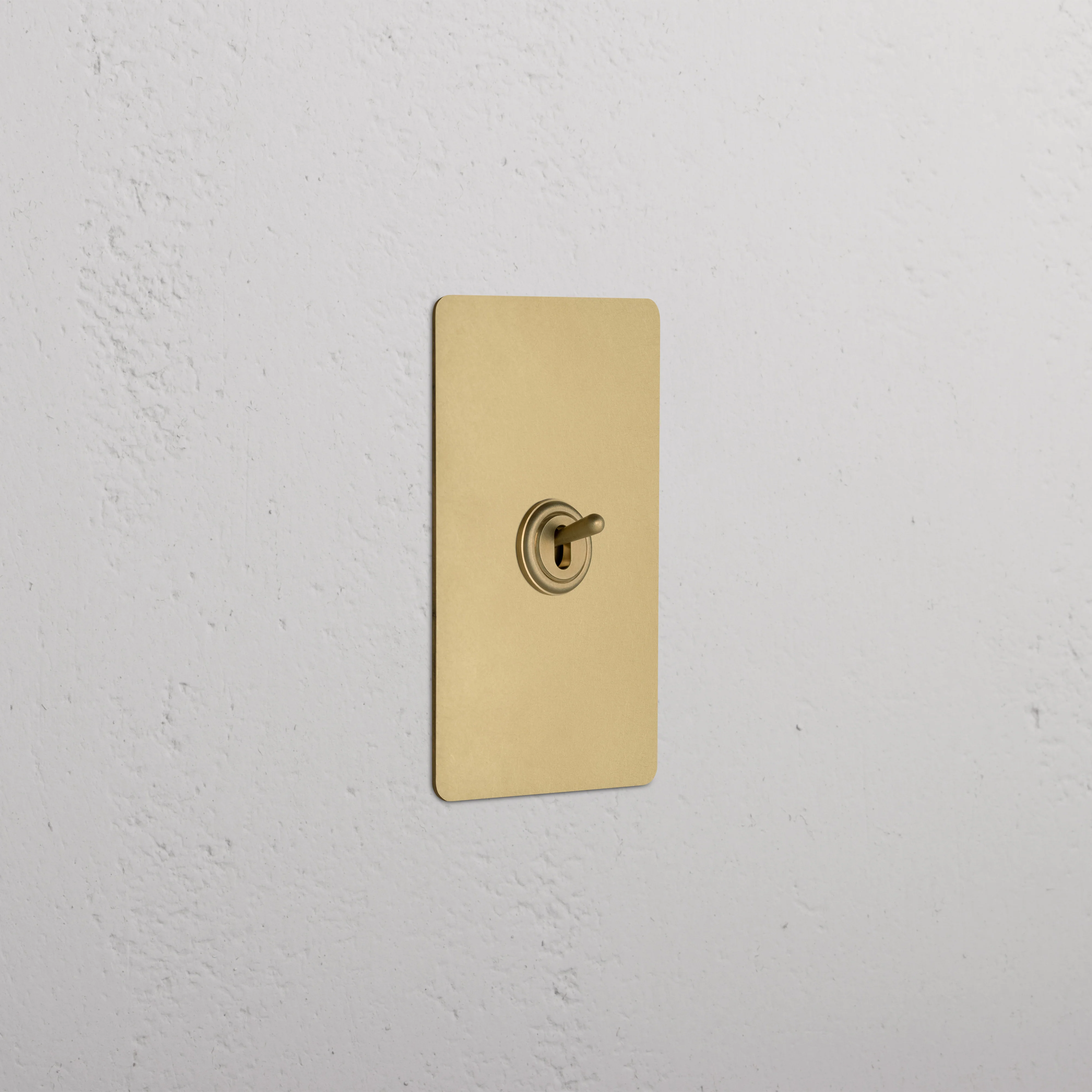 Kew 1G Dimming Retractive Toggle Switch - Antique Brass
